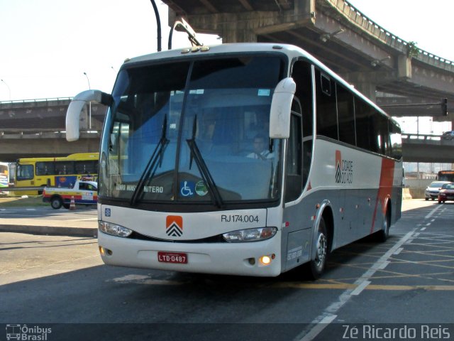 Viação Cidade do Aço RJ 174.004 na cidade de Rio de Janeiro, Rio de Janeiro, Brasil, por Zé Ricardo Reis. Número da foto: #3712753.