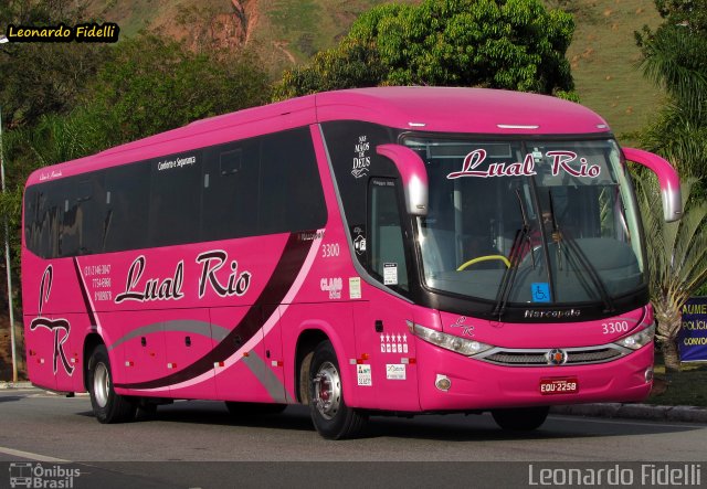 Lual Rio Turismo e Fretamento 3300 na cidade de Aparecida, São Paulo, Brasil, por Leonardo Fidelli. Número da foto: #3712908.