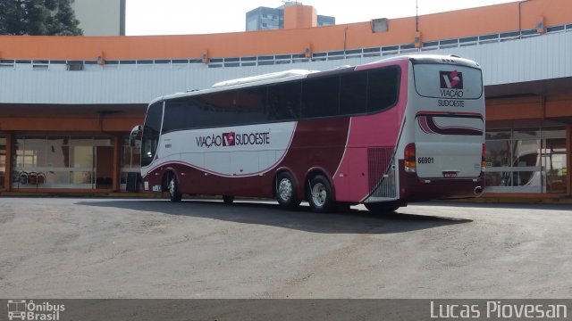 Sudoeste Transportes 66901 na cidade de Francisco Beltrão, Paraná, Brasil, por Lucas Piovesan. Número da foto: #3712230.