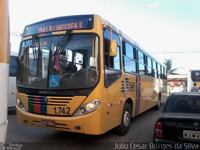 Itamaracá Transportes 1.742 na cidade de Paulista, Pernambuco, Brasil, por Júlio César Borges da Silva. ID da foto: 3712211.