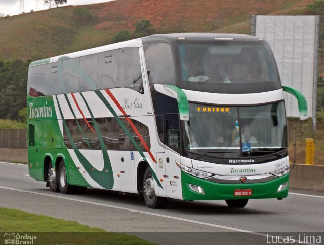 Tocantins Transportes e Turismo 3043 na cidade de Aparecida, São Paulo, Brasil, por Lucas Lima. Número da foto: #3714508.