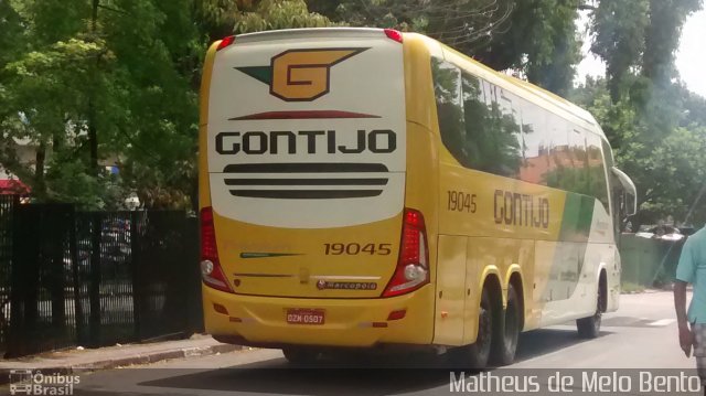 Empresa Gontijo de Transportes 19045 na cidade de São Paulo, São Paulo, Brasil, por Matheus de Melo Bento. Número da foto: #3715892.