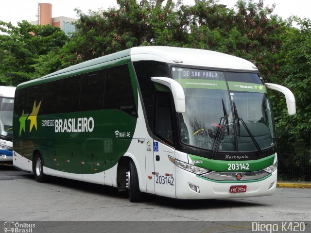 Expresso Brasileiro 203142 na cidade de São Paulo, São Paulo, Brasil, por Diego K420 . ID da foto: 3715340.