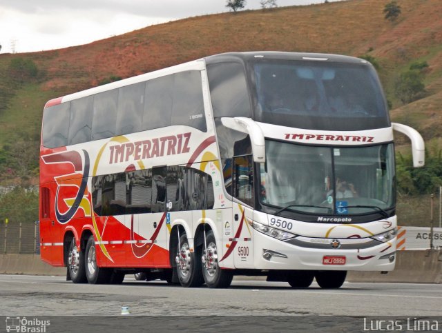 Imperatriz Turismo 9500 na cidade de Aparecida, São Paulo, Brasil, por Lucas Lima. Número da foto: #3714489.