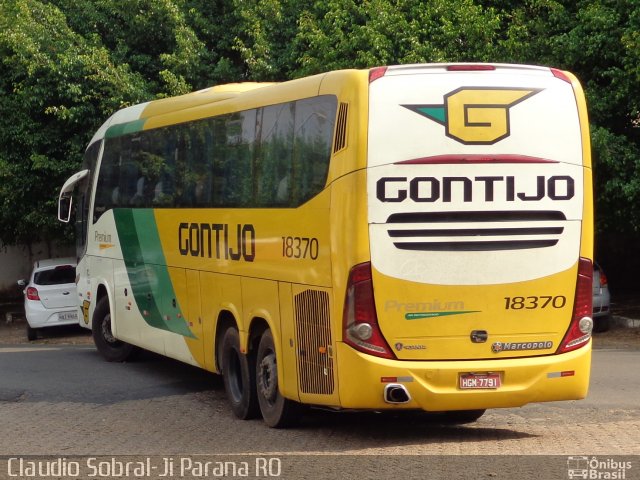 Empresa Gontijo de Transportes 18370 na cidade de Ji-Paraná, Rondônia, Brasil, por Claudio Aparecido de Deus Sobral. ID da foto: 3677896.