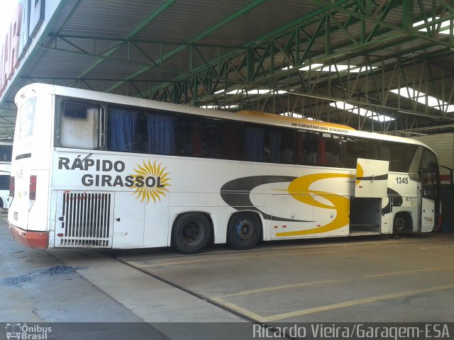 Rápido Girassol 1345 na cidade de SIA, Distrito Federal, Brasil, por Ricardo Vieira. ID da foto: 3677057.