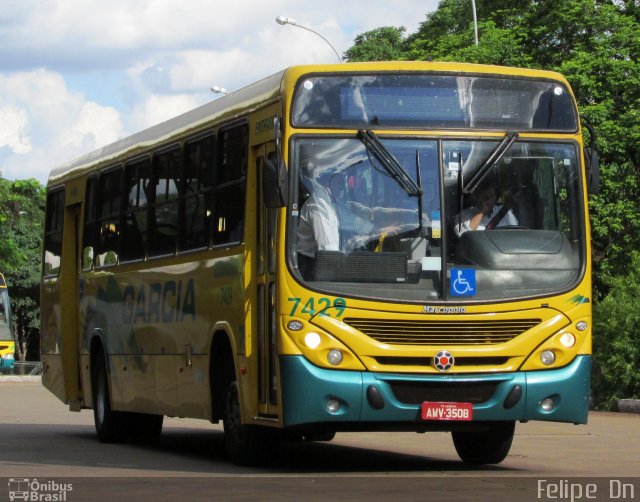 Viação Garcia 7429 na cidade de Maringá, Paraná, Brasil, por Felipe  Dn. Número da foto: #3678363.