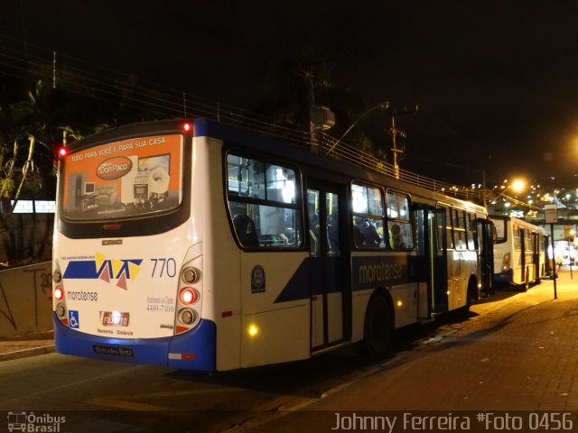 Auto Ônibus Moratense 770 na cidade de Francisco Morato, São Paulo, Brasil, por Johnny Ferreira. ID da foto: 3677072.