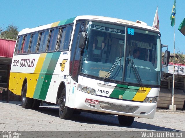 Empresa Gontijo de Transportes 3150 na cidade de João Monlevade, Minas Gerais, Brasil, por Wadson Rener. Número da foto: #3678703.
