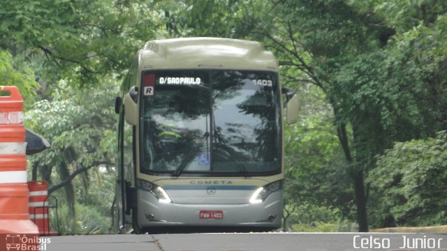 Viação Cometa 1403 na cidade de São Paulo, São Paulo, Brasil, por Celso  Junior. Número da foto: #3716332.