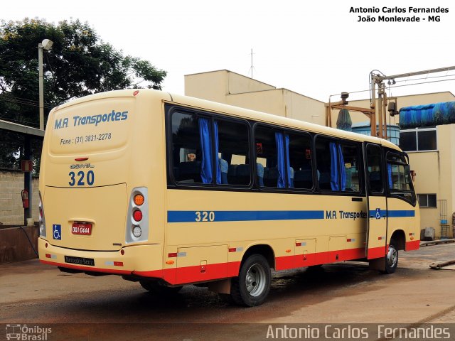 MA Transportes 320 na cidade de Itabira, Minas Gerais, Brasil, por Antonio Carlos Fernandes. Número da foto: #3717095.