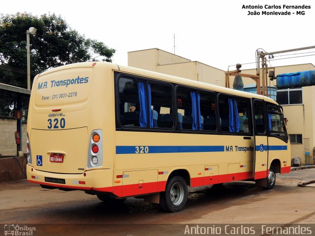 MA Transportes 320 na cidade de Itabira, Minas Gerais, Brasil, por Antonio Carlos Fernandes. ID da foto: 3717095.