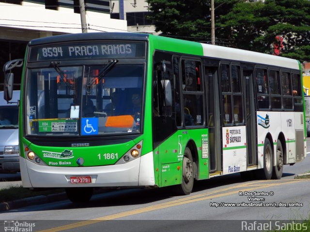 Viação Santa Brígida 1 1861 na cidade de São Paulo, São Paulo, Brasil, por Rafael Santos. Número da foto: #3717608.
