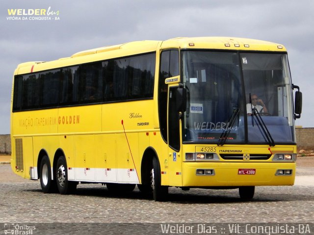 Viação Itapemirim 45285 na cidade de Vitória da Conquista, Bahia, Brasil, por Welder Dias. Número da foto: #3715939.