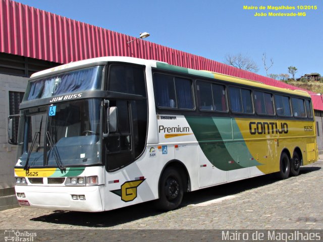 Empresa Gontijo de Transportes 15625 na cidade de João Monlevade, Minas Gerais, Brasil, por Mairo de Magalhães. ID da foto: 3719336.