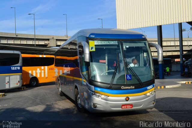 Viação Cometa 10221 na cidade de Rio de Janeiro, Rio de Janeiro, Brasil, por Ricardo Silva Monteiro. Número da foto: #3719462.