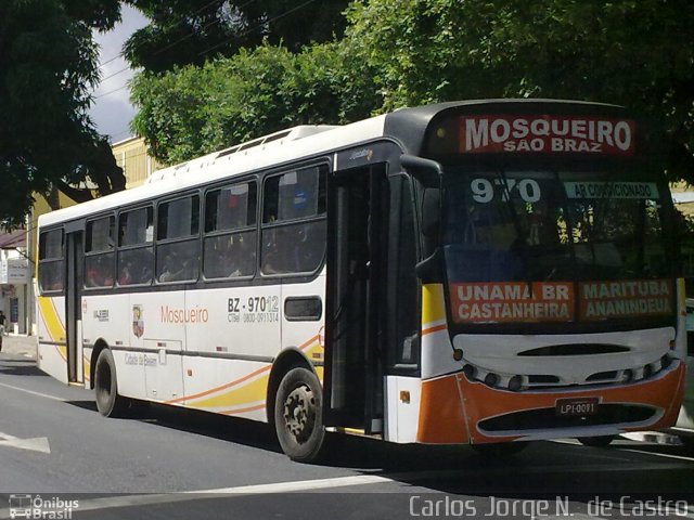 Viaje Bem Transportes BZ-97012 na cidade de Belém, Pará, Brasil, por Carlos Jorge N.  de Castro. Número da foto: #3720354.
