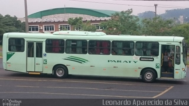 Viação Paraty 3067 na cidade de Araraquara, São Paulo, Brasil, por Leonardo Aparecido da Silva. Número da foto: #3720008.