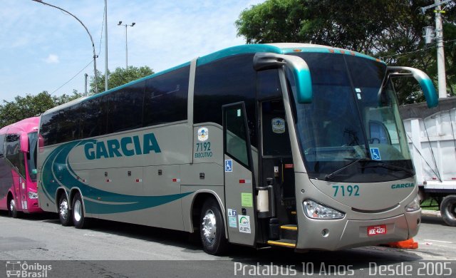 Viação Garcia 7192 na cidade de São Paulo, São Paulo, Brasil, por Cristiano Soares da Silva. Número da foto: #3721147.