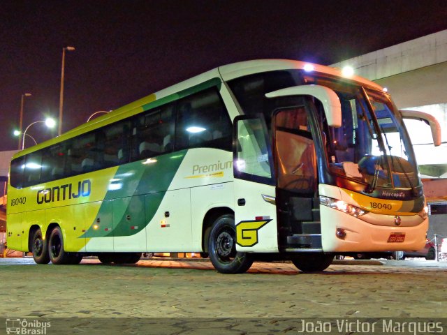 Empresa Gontijo de Transportes 18040 na cidade de Belo Horizonte, Minas Gerais, Brasil, por João Victor Marques. ID da foto: 3723887.