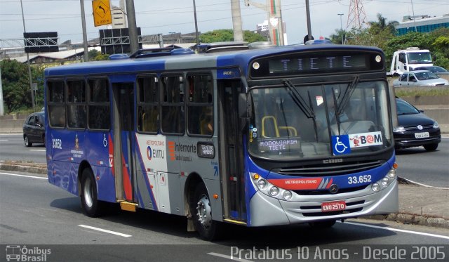 Guarulhos Transportes 33.652 na cidade de São Paulo, São Paulo, Brasil, por Cristiano Soares da Silva. ID da foto: 3722827.