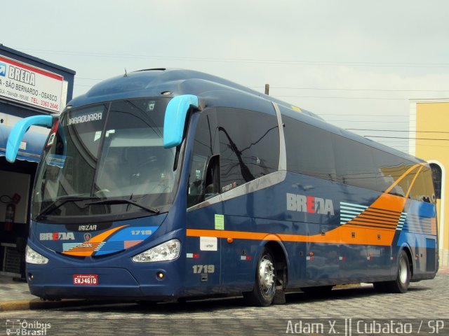 Breda Transportes e Serviços 1719 na cidade de Cubatão, São Paulo, Brasil, por Adam Xavier Rodrigues Lima. ID da foto: 3722982.