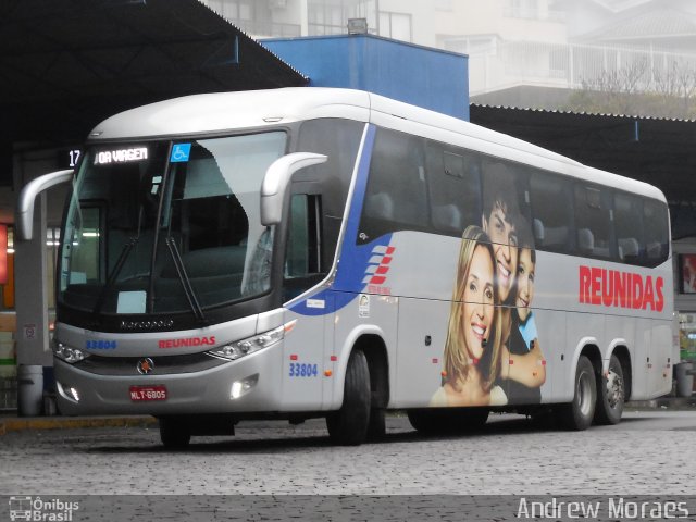 Reunidas Transportes Coletivos 33804 na cidade de Caxias do Sul, Rio Grande do Sul, Brasil, por Andrew Moraes. Número da foto: #3722695.