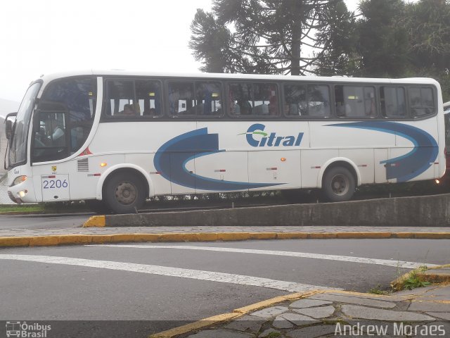 Citral Transporte e Turismo 2206 na cidade de Caxias do Sul, Rio Grande do Sul, Brasil, por Andrew Moraes. ID da foto: 3722687.