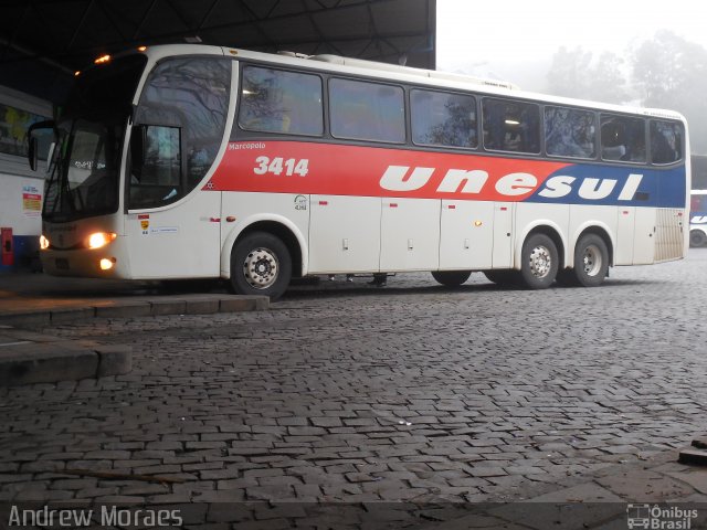 Unesul de Transportes 3414 na cidade de Caxias do Sul, Rio Grande do Sul, Brasil, por Andrew Moraes. Número da foto: #3722702.