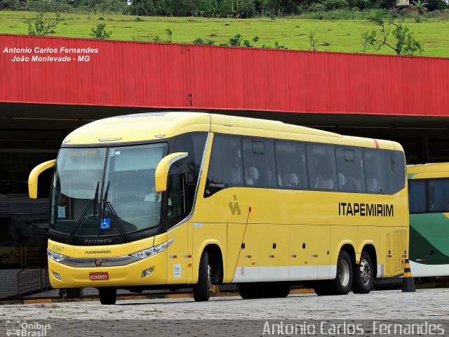 Viação Itapemirim 60647 na cidade de João Monlevade, Minas Gerais, Brasil, por Antonio Carlos Fernandes. ID da foto: 3722644.