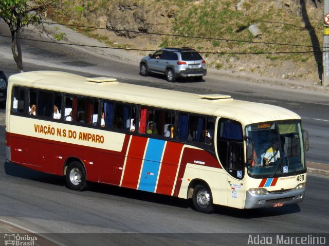 Viação Nossa Senhora do Amparo 480 na cidade de Belo Horizonte, Minas Gerais, Brasil, por Adão Raimundo Marcelino. ID da foto: 3723705.