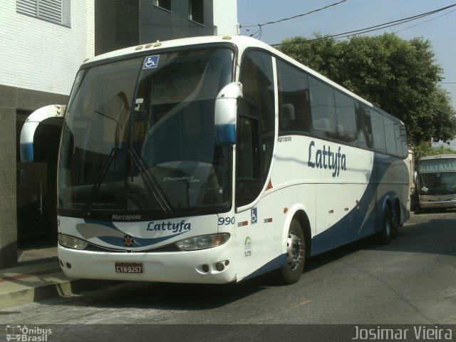 Lattyfa Turismo 990 na cidade de Curvelo, Minas Gerais, Brasil, por Josimar Vieira. ID da foto: 3726088.