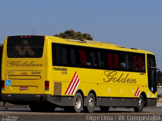 Viação Itapemirim 45205 na cidade de Vitória da Conquista, Bahia, Brasil, por Filipe Lima. Número da foto: #3725363.