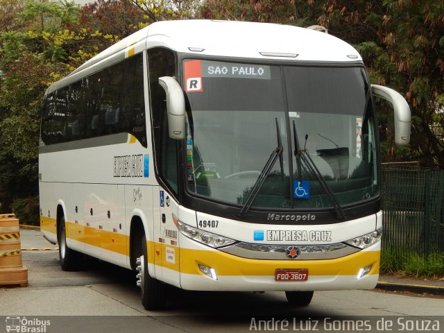 Empresa Cruz 49407 na cidade de São Paulo, São Paulo, Brasil, por André Luiz Gomes de Souza. ID da foto: 3725610.