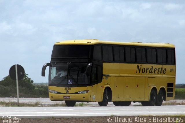 Viação Nordeste 2070 na cidade de Baía Formosa, Rio Grande do Norte, Brasil, por Thiago Alex. Número da foto: #3724909.