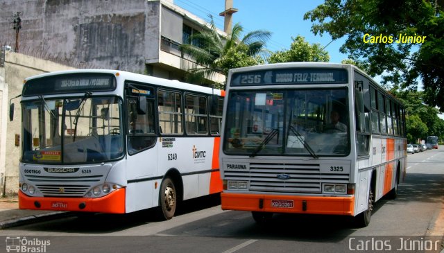 Viação Paraúna 3325 na cidade de Goiânia, Goiás, Brasil, por Carlos Júnior. ID da foto: 3725164.