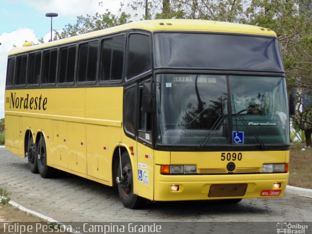 Viação Nordeste 5090 na cidade de Campina Grande, Paraíba, Brasil, por Felipe Pessoa de Albuquerque. Número da foto: #3725473.