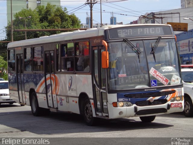 SBC Trans 727 na cidade de São Bernardo do Campo, São Paulo, Brasil, por Felipe Gonzales. ID da foto: 3728660.