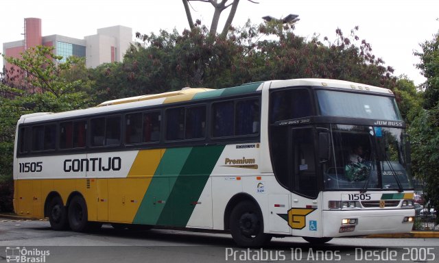 Empresa Gontijo de Transportes 11505 na cidade de São Paulo, São Paulo, Brasil, por Cristiano Soares da Silva. ID da foto: 3726734.