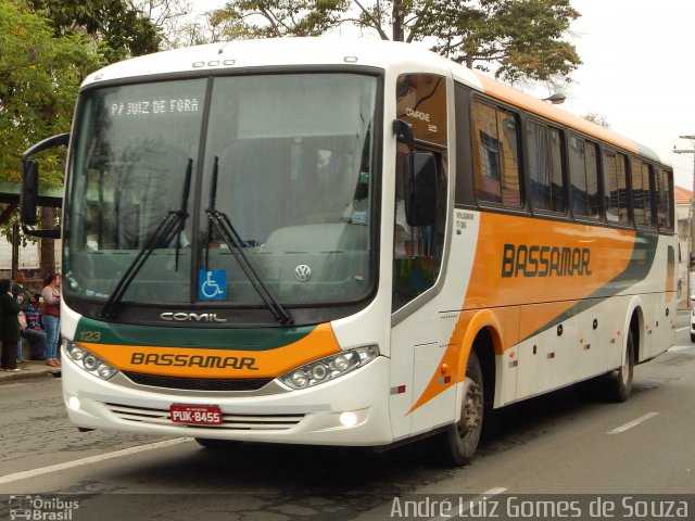 Viação Bassamar 123 na cidade de Juiz de Fora, Minas Gerais, Brasil, por André Luiz Gomes de Souza. ID da foto: 3727464.