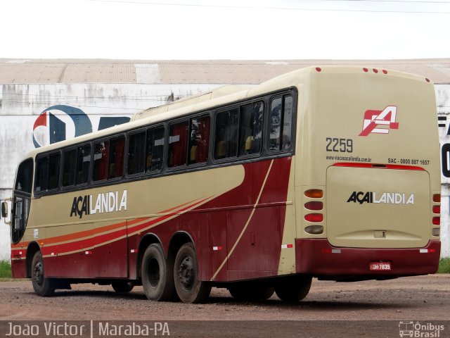 Viação Açailândia 2259 na cidade de Marabá, Pará, Brasil, por João Victor. ID da foto: 3727484.