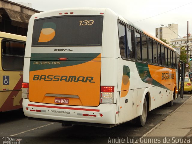 Viação Bassamar 139 na cidade de Juiz de Fora, Minas Gerais, Brasil, por André Luiz Gomes de Souza. ID da foto: 3727468.