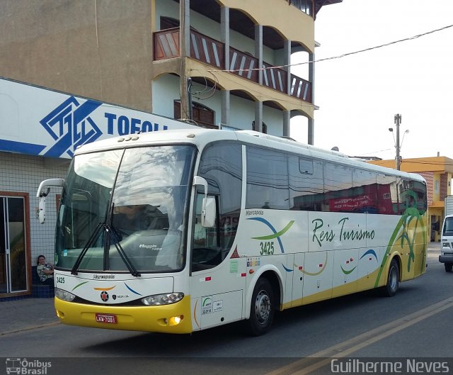 Reis Turismo 3425 na cidade de Marataízes, Espírito Santo, Brasil, por Guilherme Neves. Número da foto: #3727063.