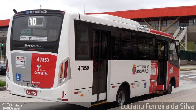 Pêssego Transportes 4 7850 na cidade de São Paulo, São Paulo, Brasil, por Luciano Ferreira da Silva. Número da foto: #3730469.