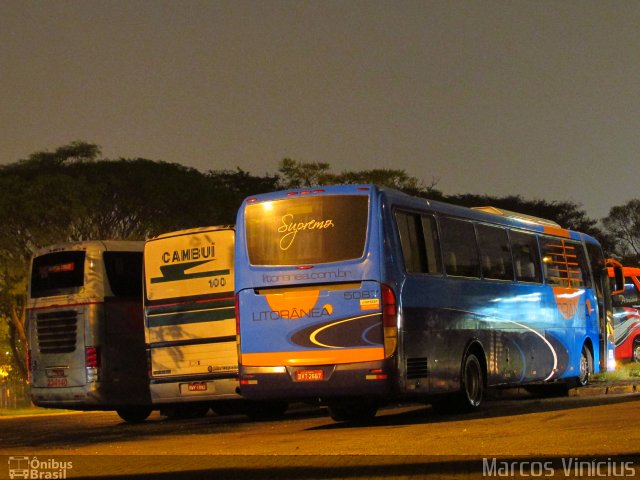 Litorânea Transportes Coletivos 5087 na cidade de São Paulo, São Paulo, Brasil, por Marcos Vinícius. Número da foto: #3728878.