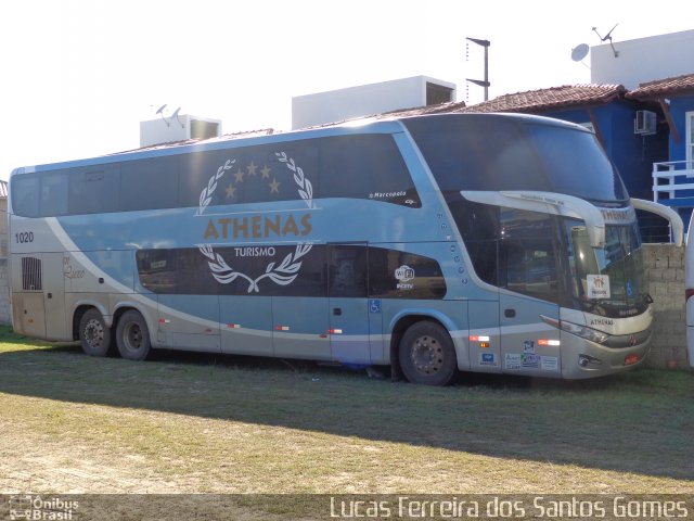 Athenas Turismo 1020 na cidade de Porto Seguro, Bahia, Brasil, por Lucas Ferreira dos Santos Gomes. Número da foto: #3730795.