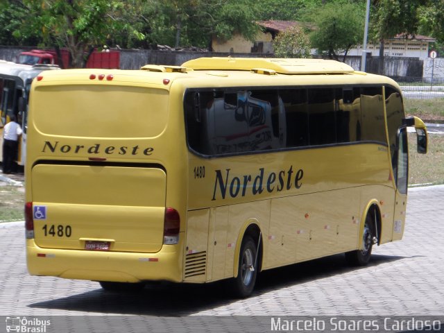 Viação Nordeste 1480 na cidade de João Pessoa, Paraíba, Brasil, por Marcelo Soares Cardoso. Número da foto: #3730015.