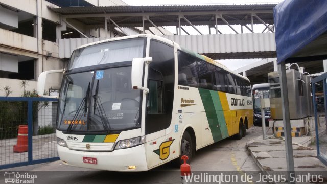 Empresa Gontijo de Transportes 12915 na cidade de Rio de Janeiro, Rio de Janeiro, Brasil, por Wellington de Jesus Santos. ID da foto: 3729649.