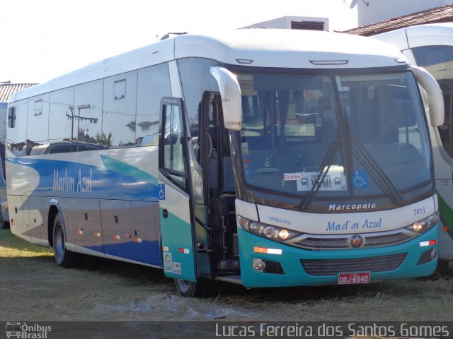 Marlim Azul Turismo 7015 na cidade de Porto Seguro, Bahia, Brasil, por Lucas Ferreira dos Santos Gomes. ID da foto: 3730852.