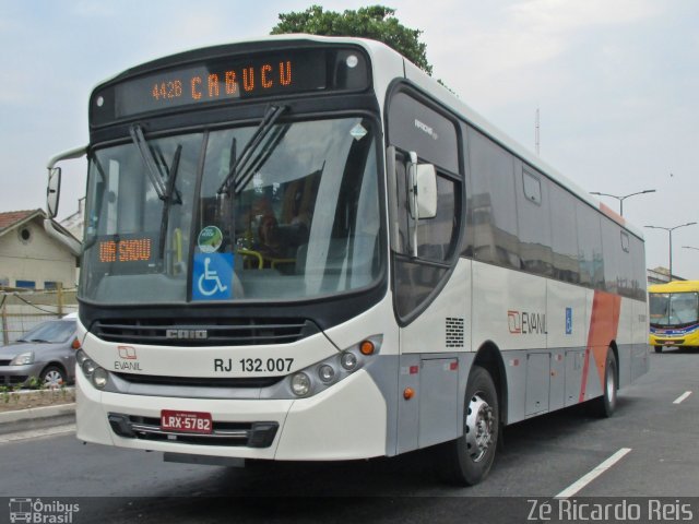Evanil Transportes e Turismo RJ 132.007 na cidade de Rio de Janeiro, Rio de Janeiro, Brasil, por Zé Ricardo Reis. Número da foto: #3729512.